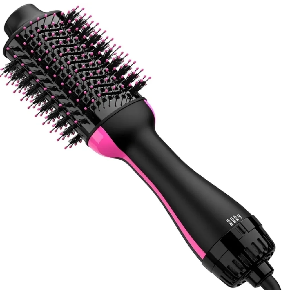 Red Rose & Black Hair Dryer & Volumizer 1200W